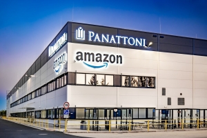 Prev&aacute;dzka Amazonu v parku Panattoni v Chomutove, ČR